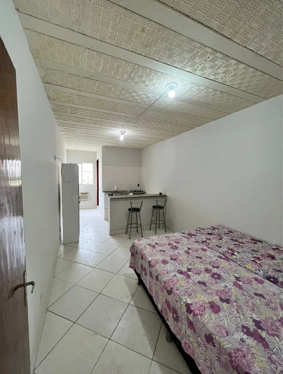 Furnished studio with 1 bedroom and 1 bathroom, no parking