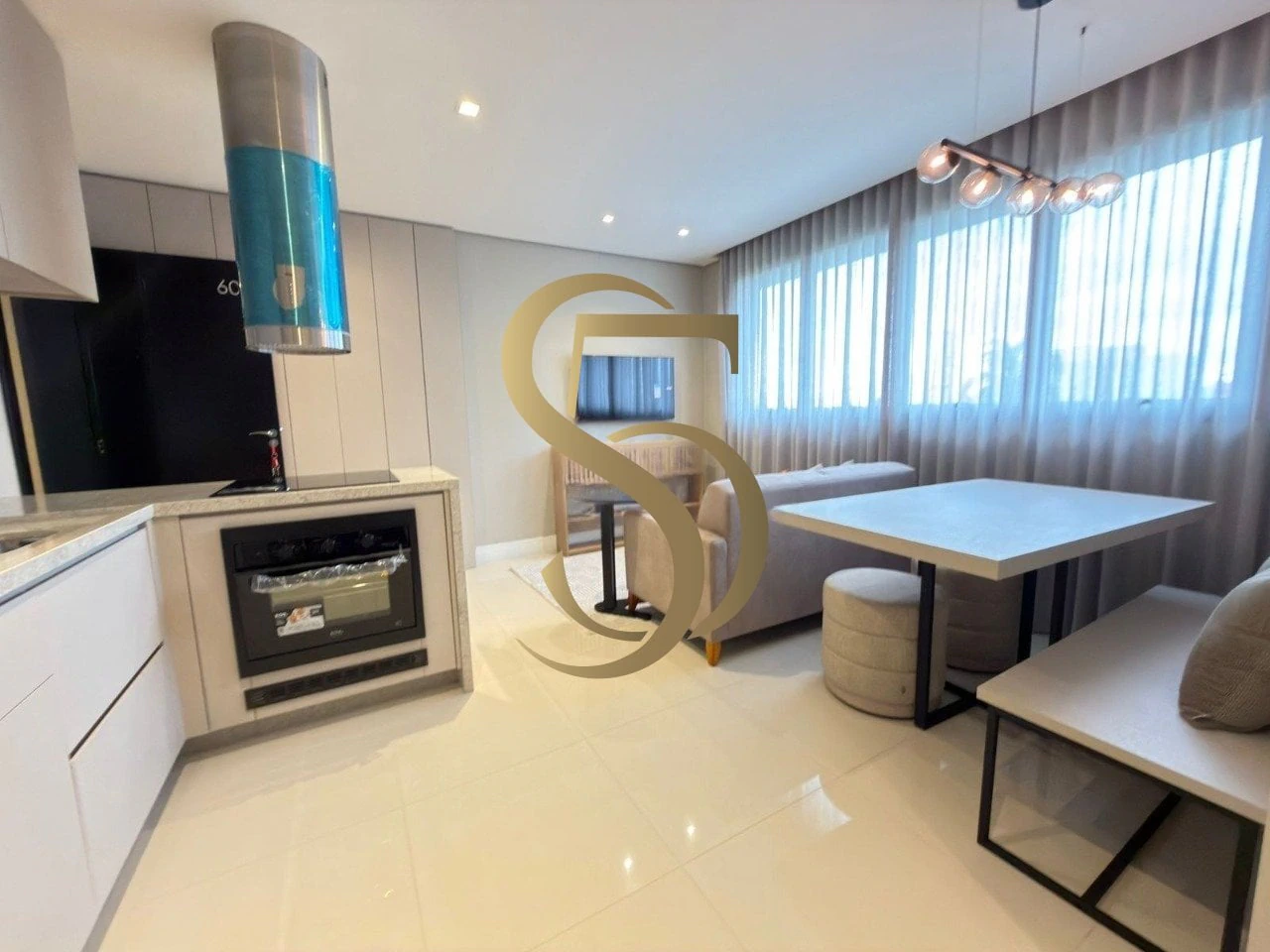 Furnished apartment, 60 m², with a washing machine — photo 5