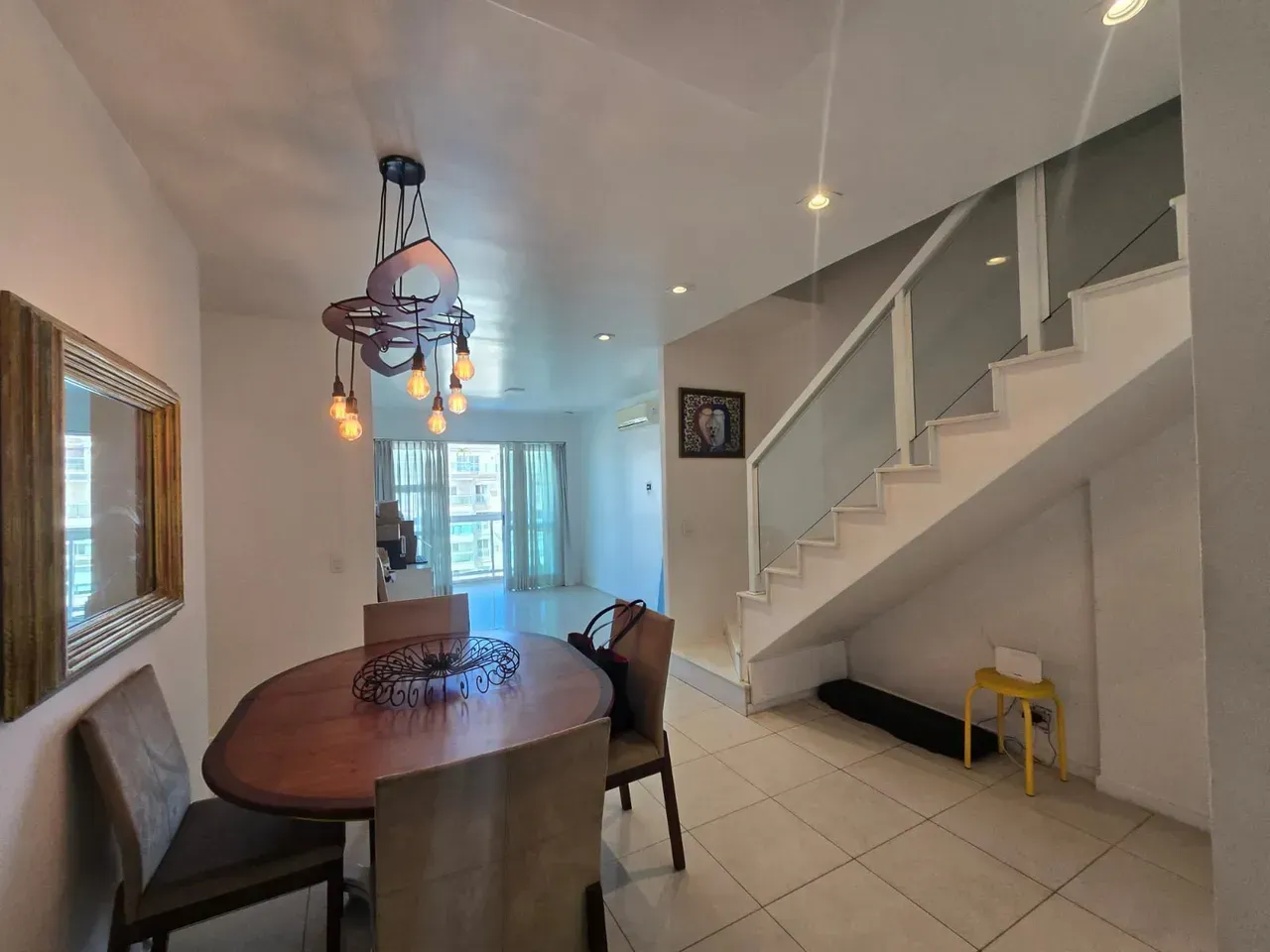 Furnished apartment with open-plan kitchen and terrace — photo 36