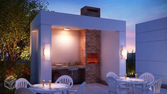 46 m² apartment with 2 bedrooms and a gas kitchen