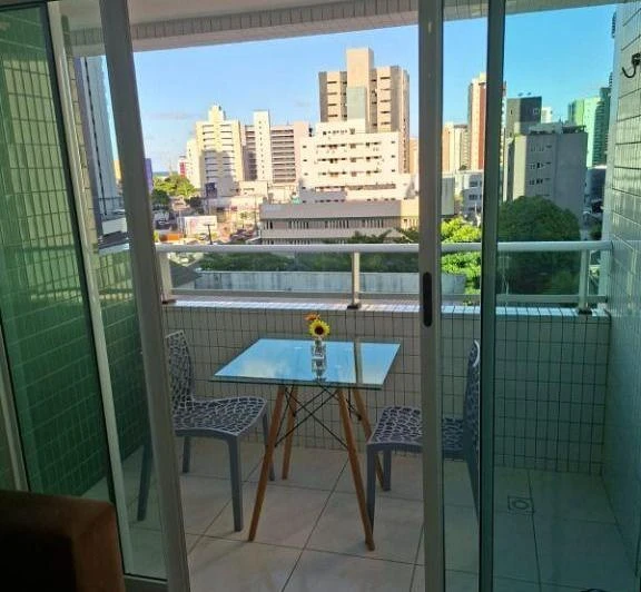37 m² apartment with 1 bedroom and enclosed balcony