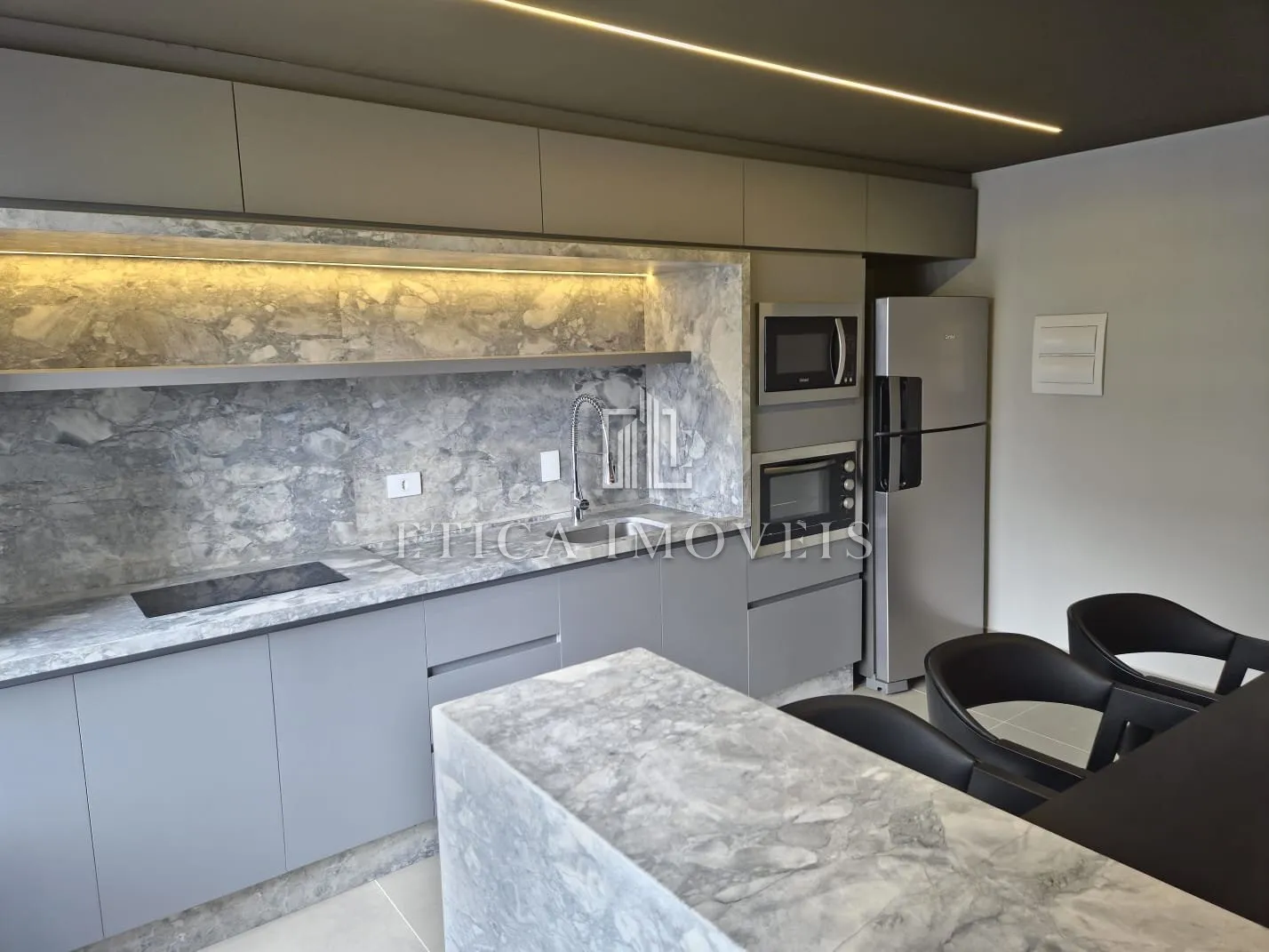Furnished apartment, 22 m², with a washing machine — photo 17