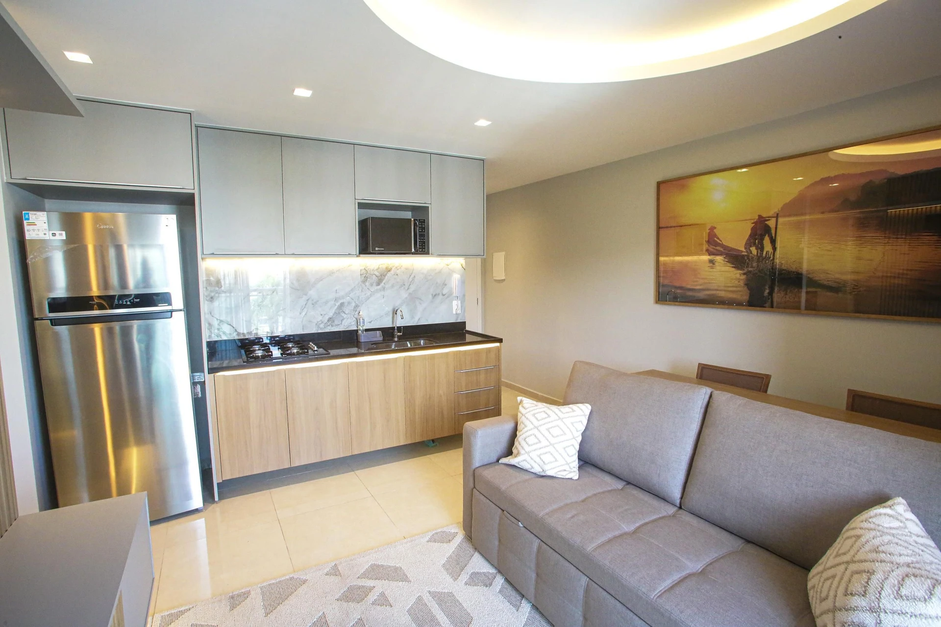 Monoambiente amueblado en edificio con sauna — photo 2