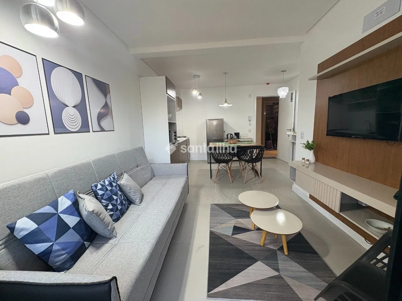 Furnished 1-bedroom apartment with 57 m² and parking — photo 17
