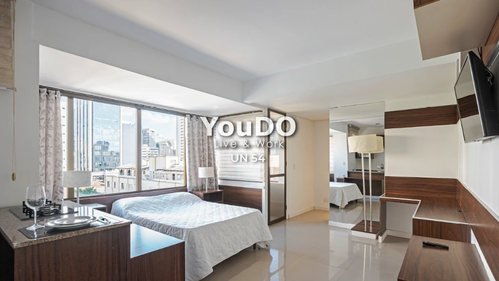 Furnished studio 24 m² with 1 bedroom and 1 bathroom