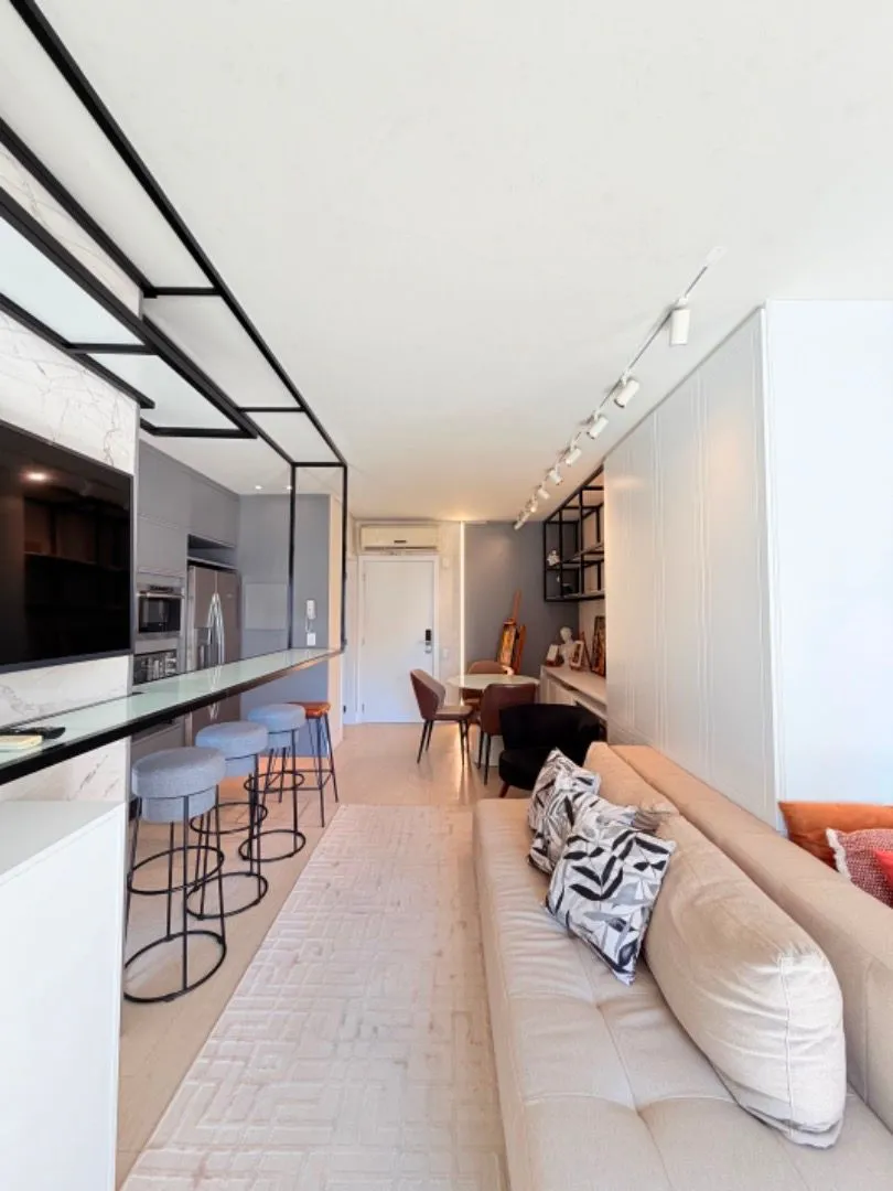 Furnished 58 m² studio with 1 bedroom and 2 parking
