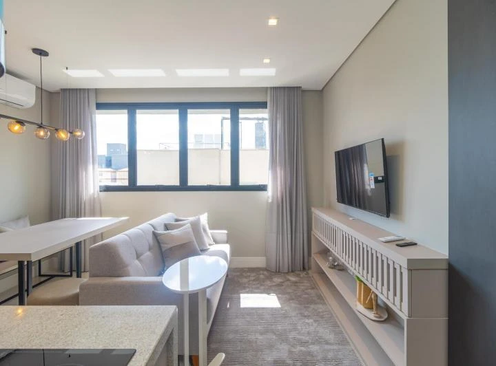 Furnished 1-bedroom apartment with 80 m² and an ensuite