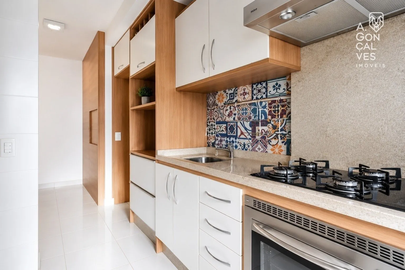 Apartamento 93 m² com 3 quartos e cozinha aberta a gás — photo 9