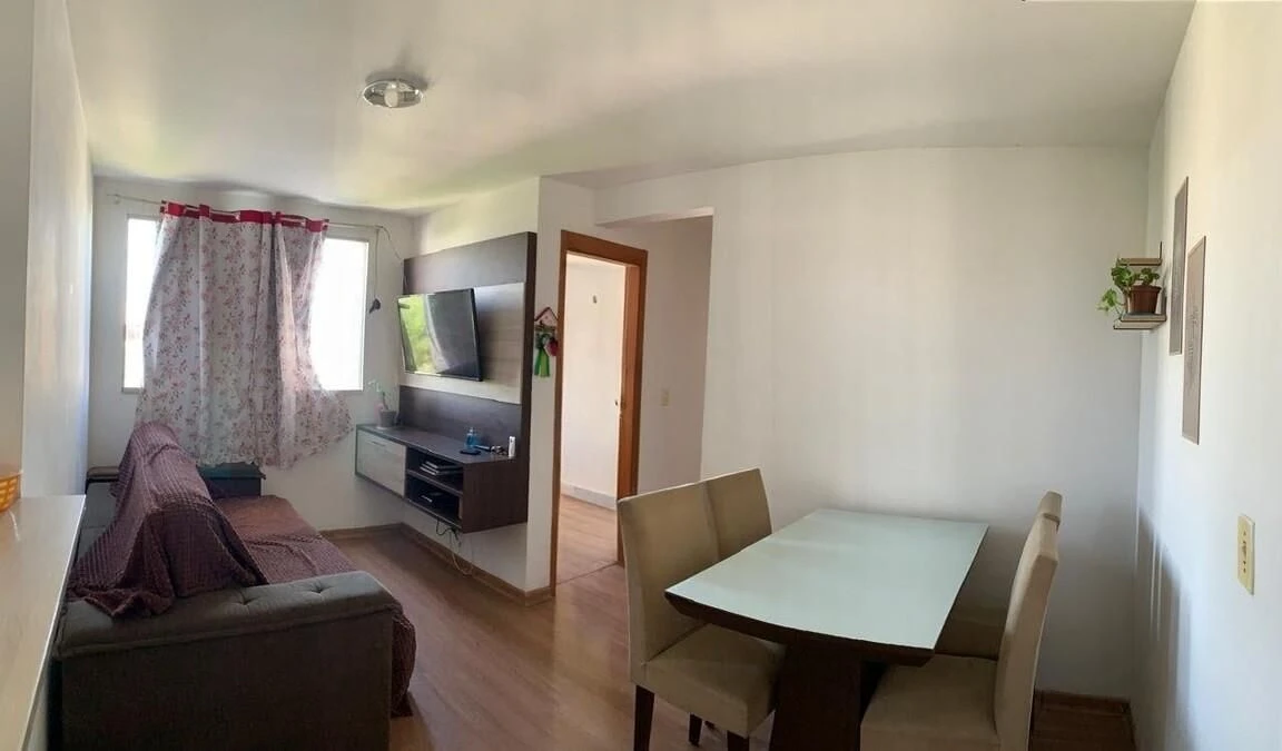 Furnished apartment with 2 bedrooms and 1 bathroom
