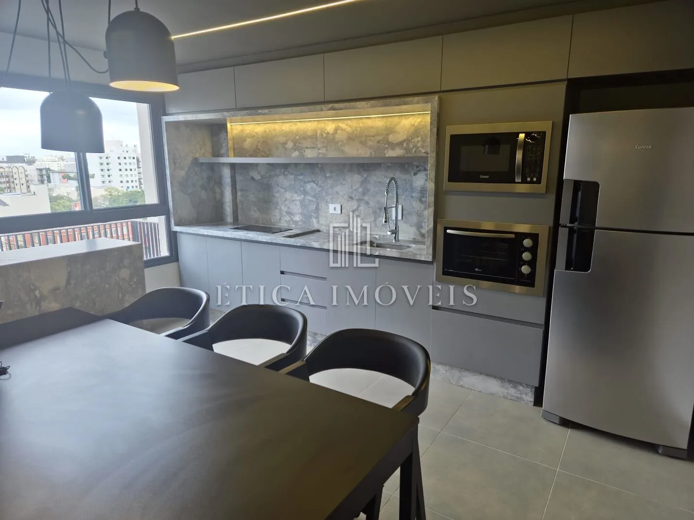 Furnished apartment, 22 m², with a washing machine — photo 27