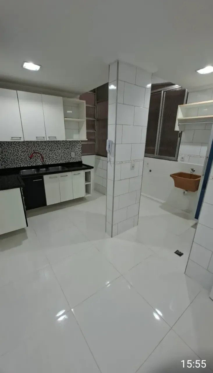 80 m² apartment with a water view and a washing machine