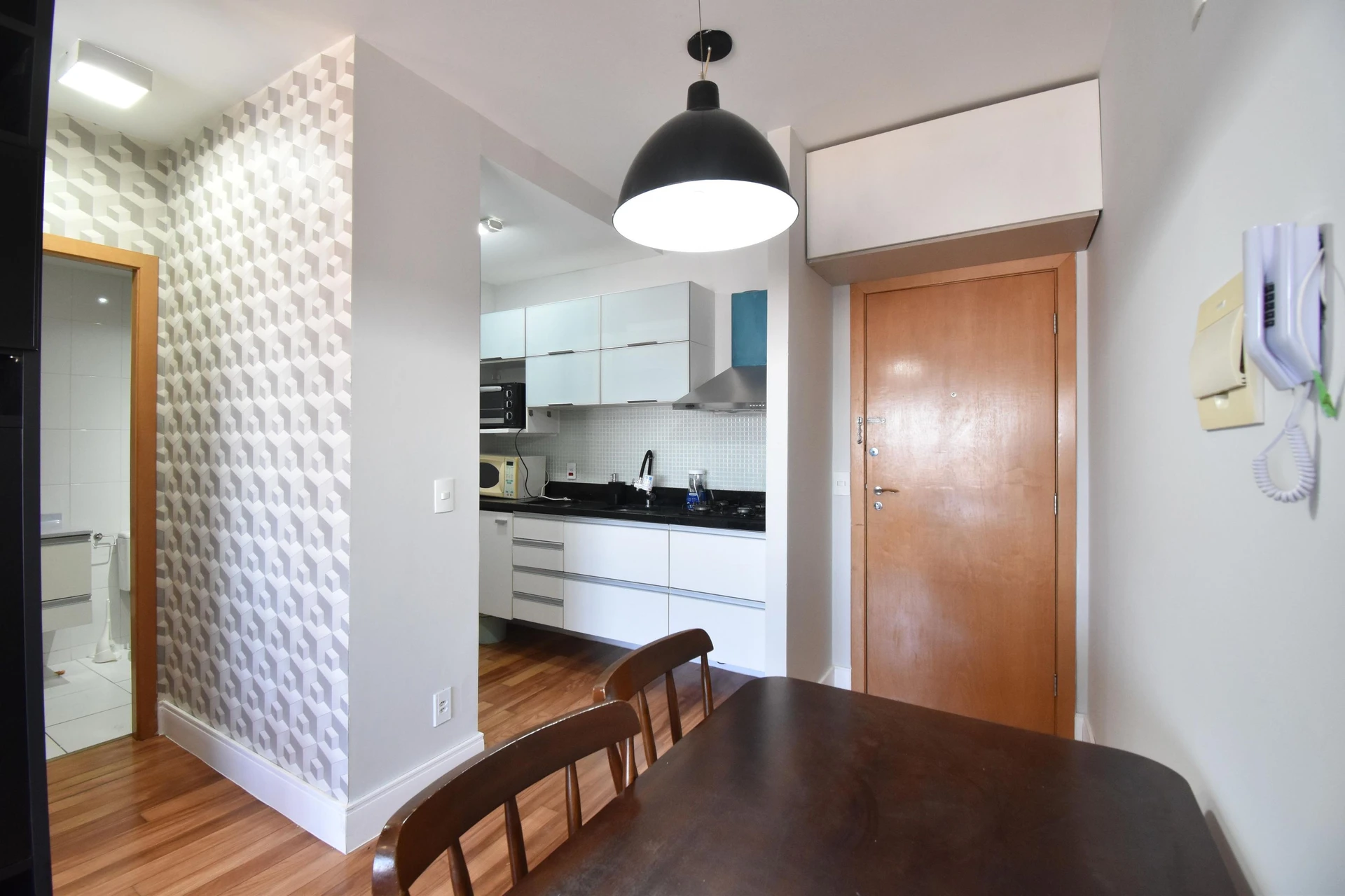 Furnished apartment, 52 m², with a washing machine — photo 14