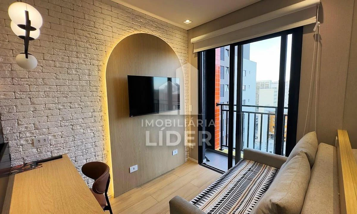 Departamento amueblado, 29 m², con espacio de home office