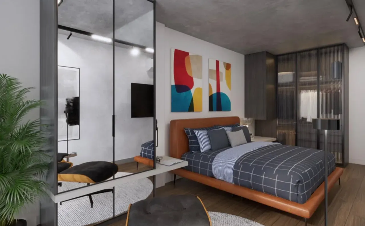 2 quartos e janelas do piso ao teto: apartamento de 84 m² — photo 22