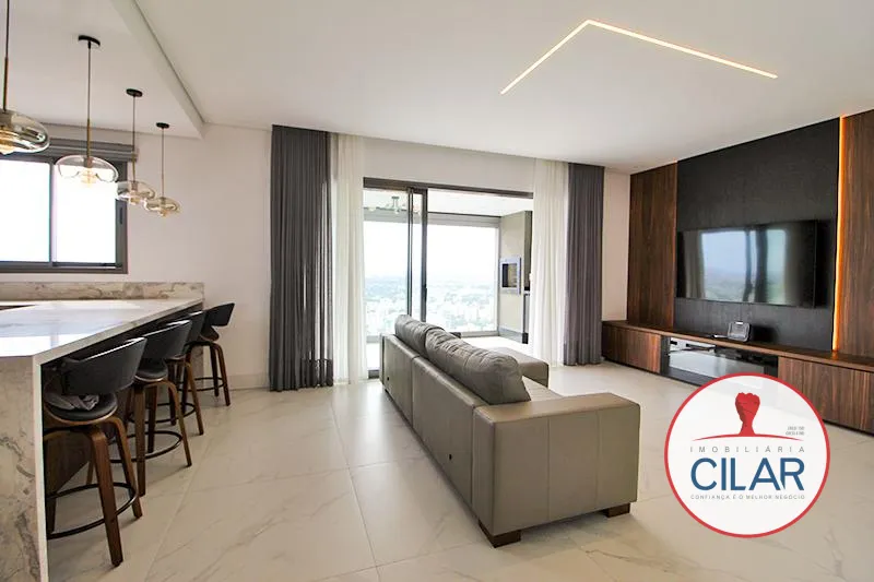 Furnished 3-bedroom apartment with open-plan kitchen