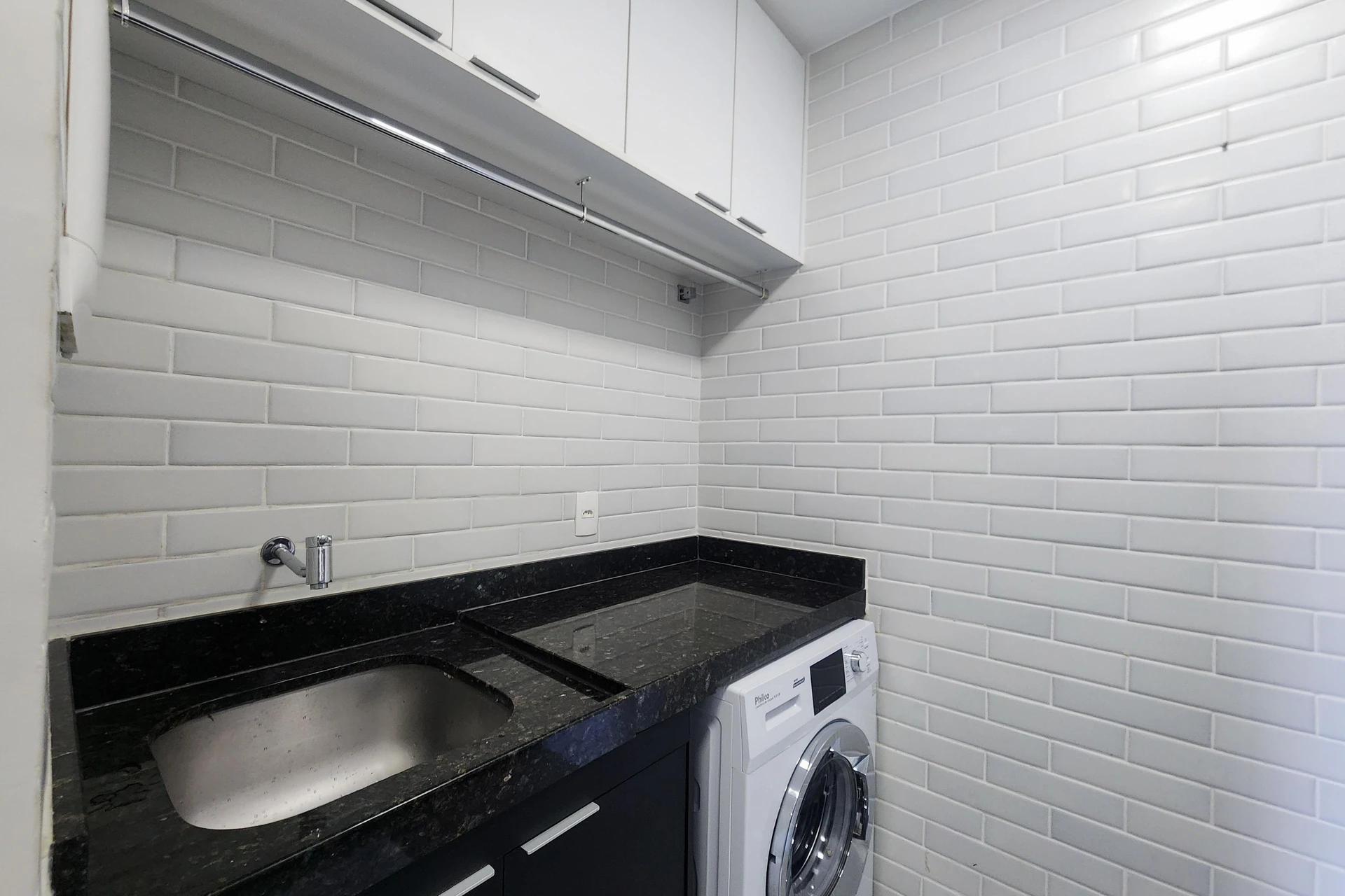 Furnished apartment, 31 m², with a washing machine — photo 6