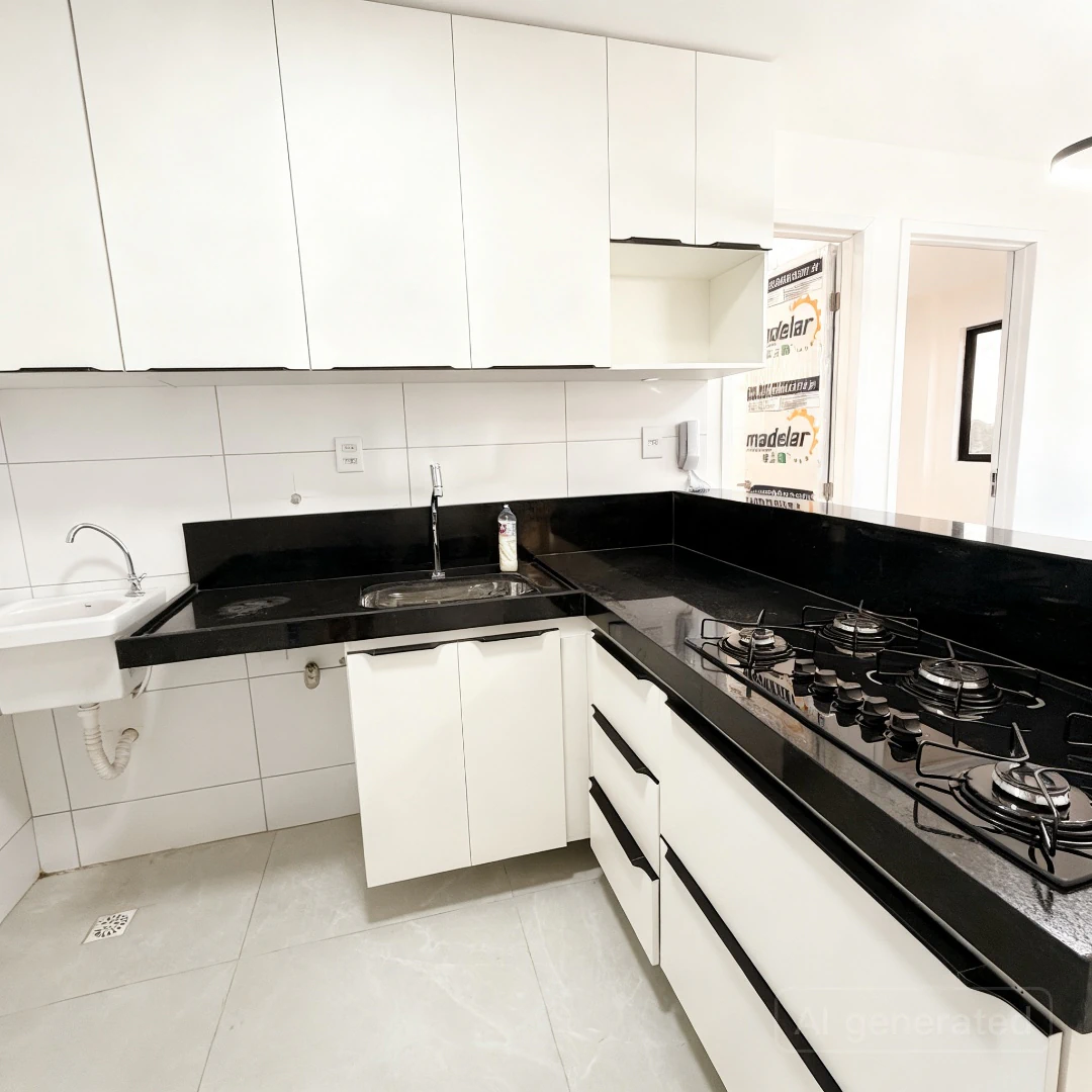 One-bedroom apartment in a building with a coworking space