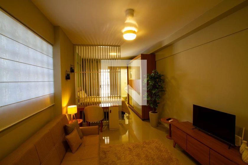 35 m² studio with a home office and a washing machine — photo 7