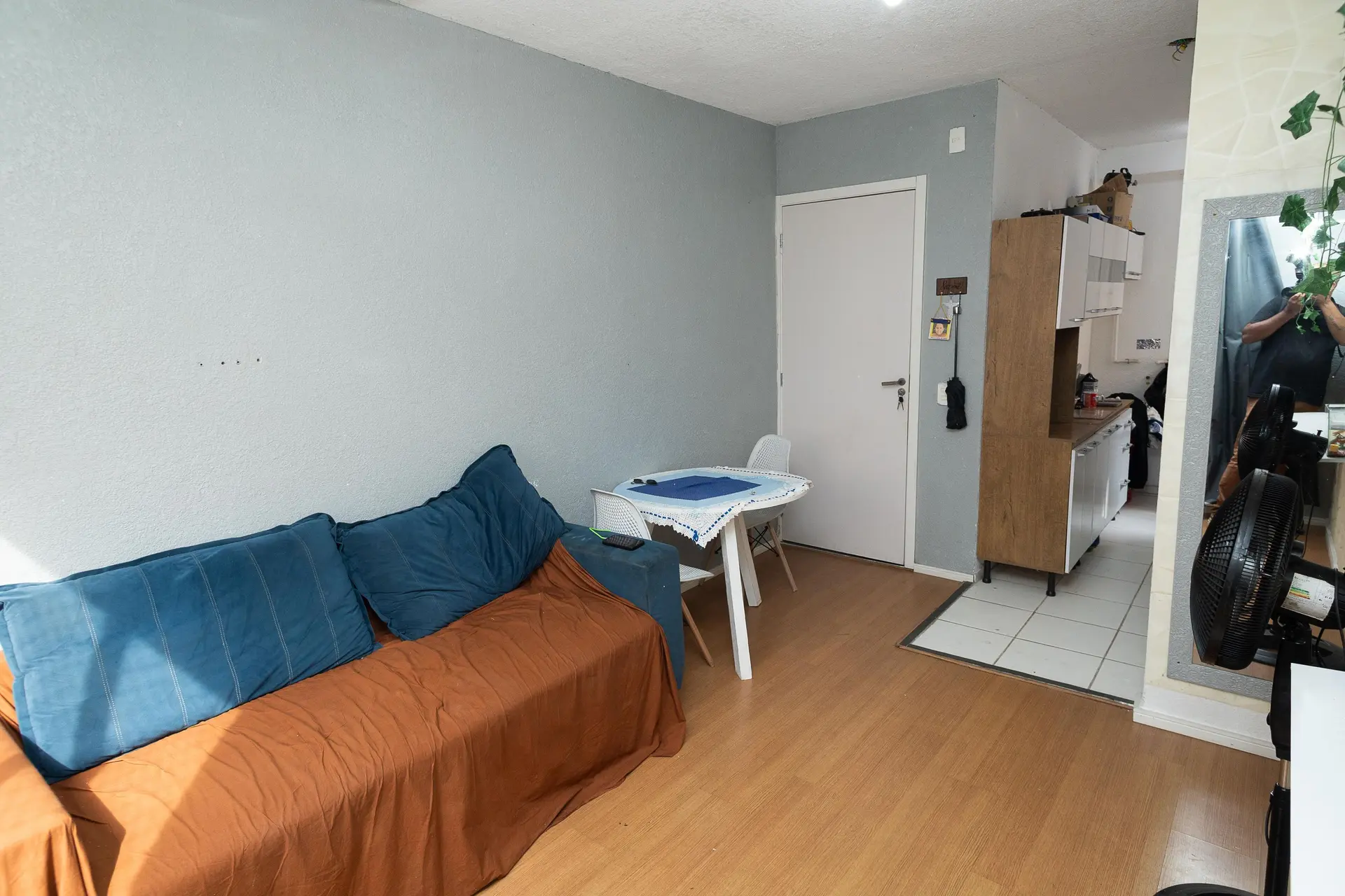 Apartamento mobiliado com 2 quartos e 1 banheiro — photo 7