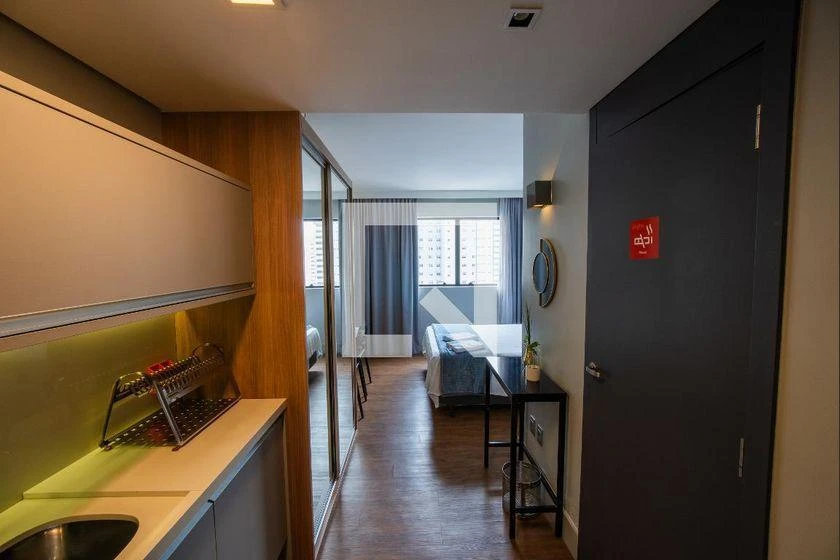 Studio mobiliado, 25 m², com máquina de lavar — photo 20