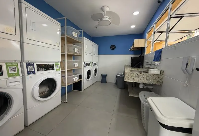 Furnished apartment, 42 m², with a washing machine — photo 13