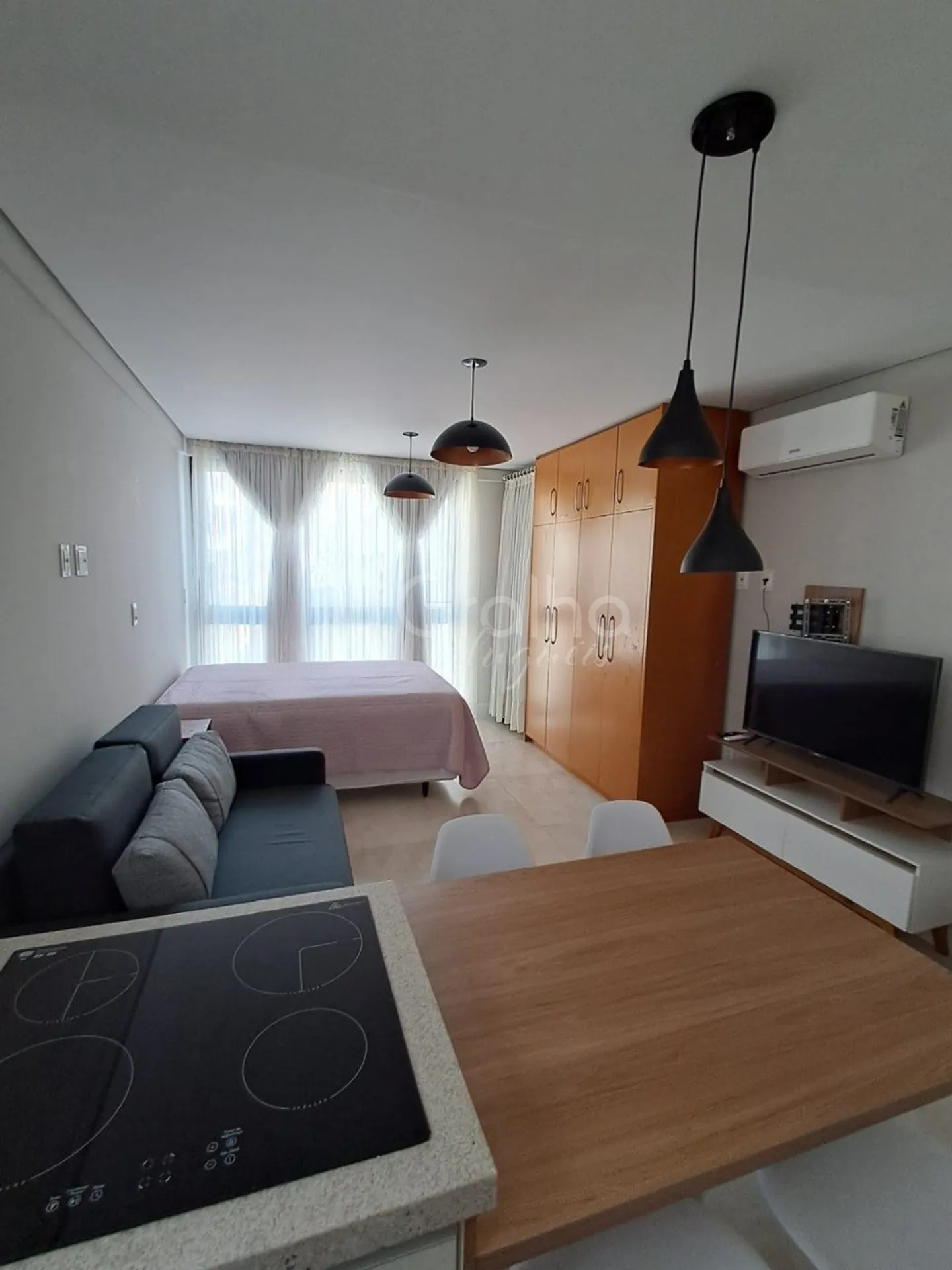 Меблированное студио 32 м² с кухней-американо — photo 10