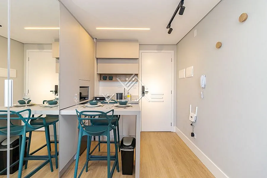 Furnished studio 28 m² with 1 bedroom and 1 bathroom — photo 4