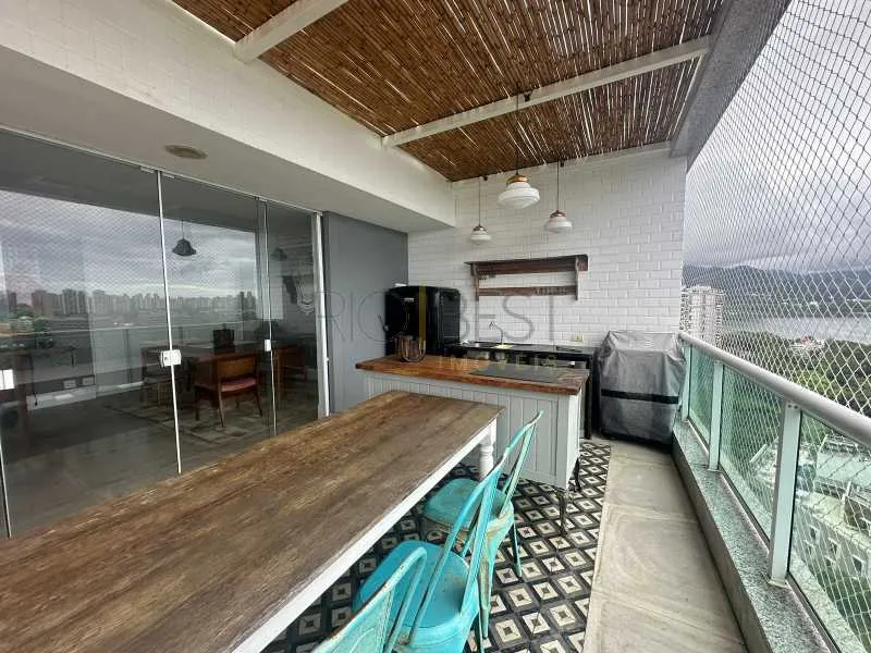 Apartamento mobiliado com 3 quartos e churrasqueira na varanda — photo 4