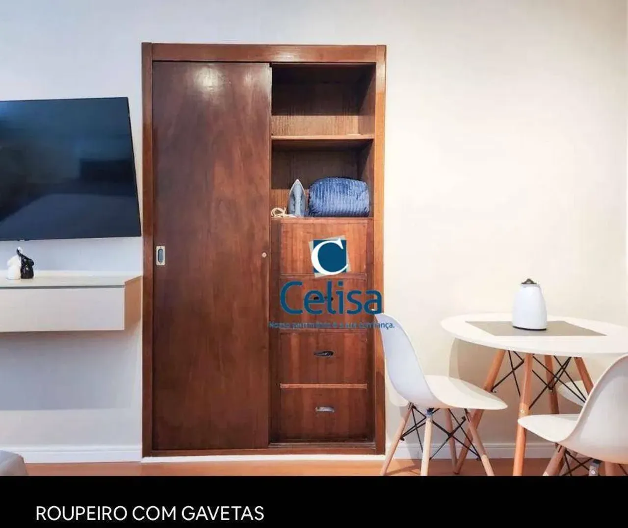 Меблированная студия с открытой кухней 34 м² — photo 16