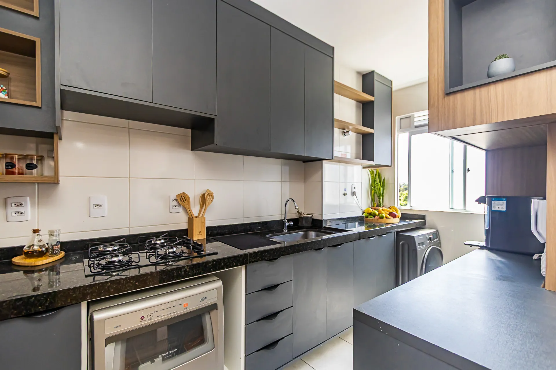 Робоче місце та 2 спальні: квартира 42 м² — photo 5
