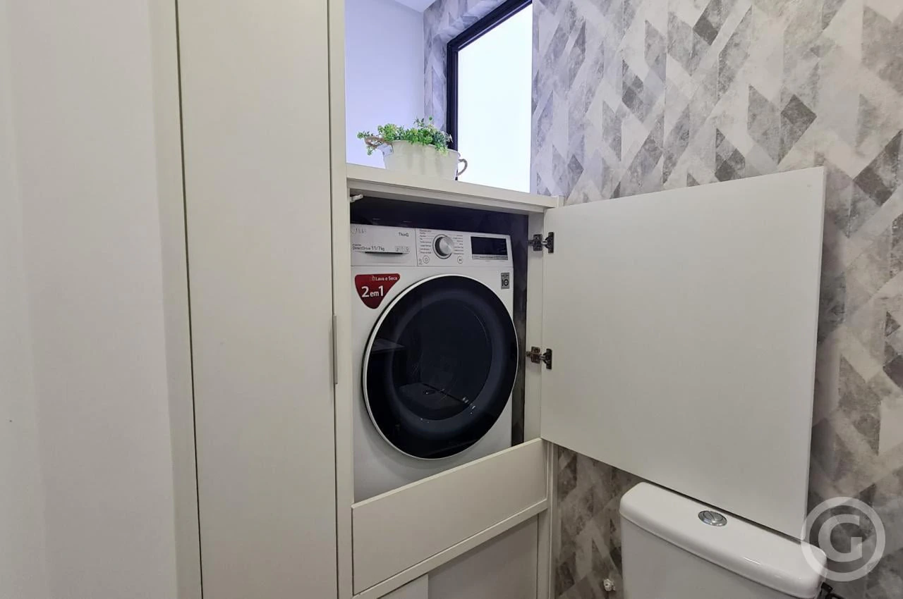 Furnished apartment, 60 m², with a dryer — photo 8