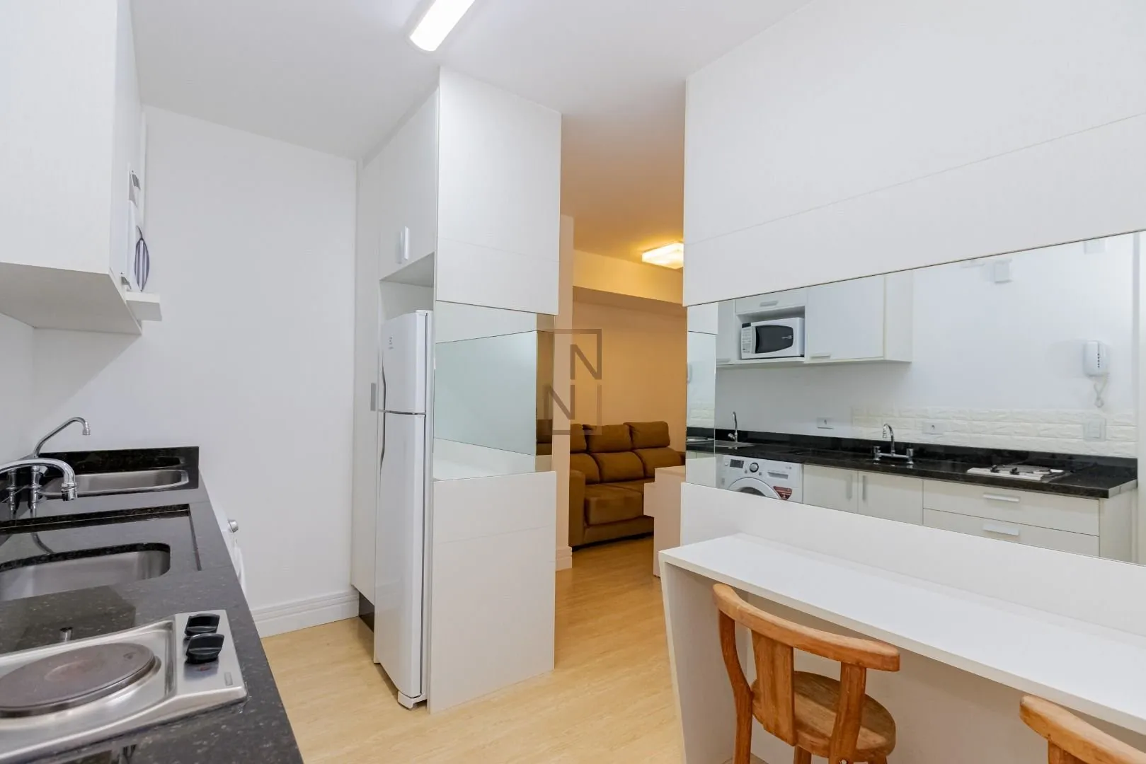 Apartamento mobiliado de 50 m² com 1 quarto e churrasqueira — photo 2