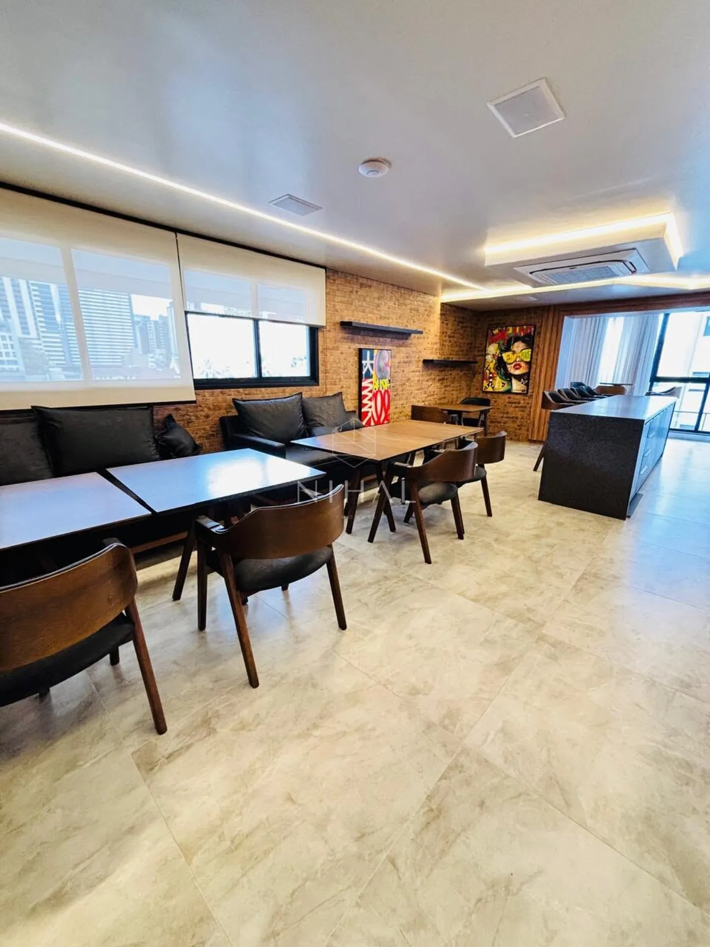 Furnished apartment, 45 m², with a washing machine — photo 37