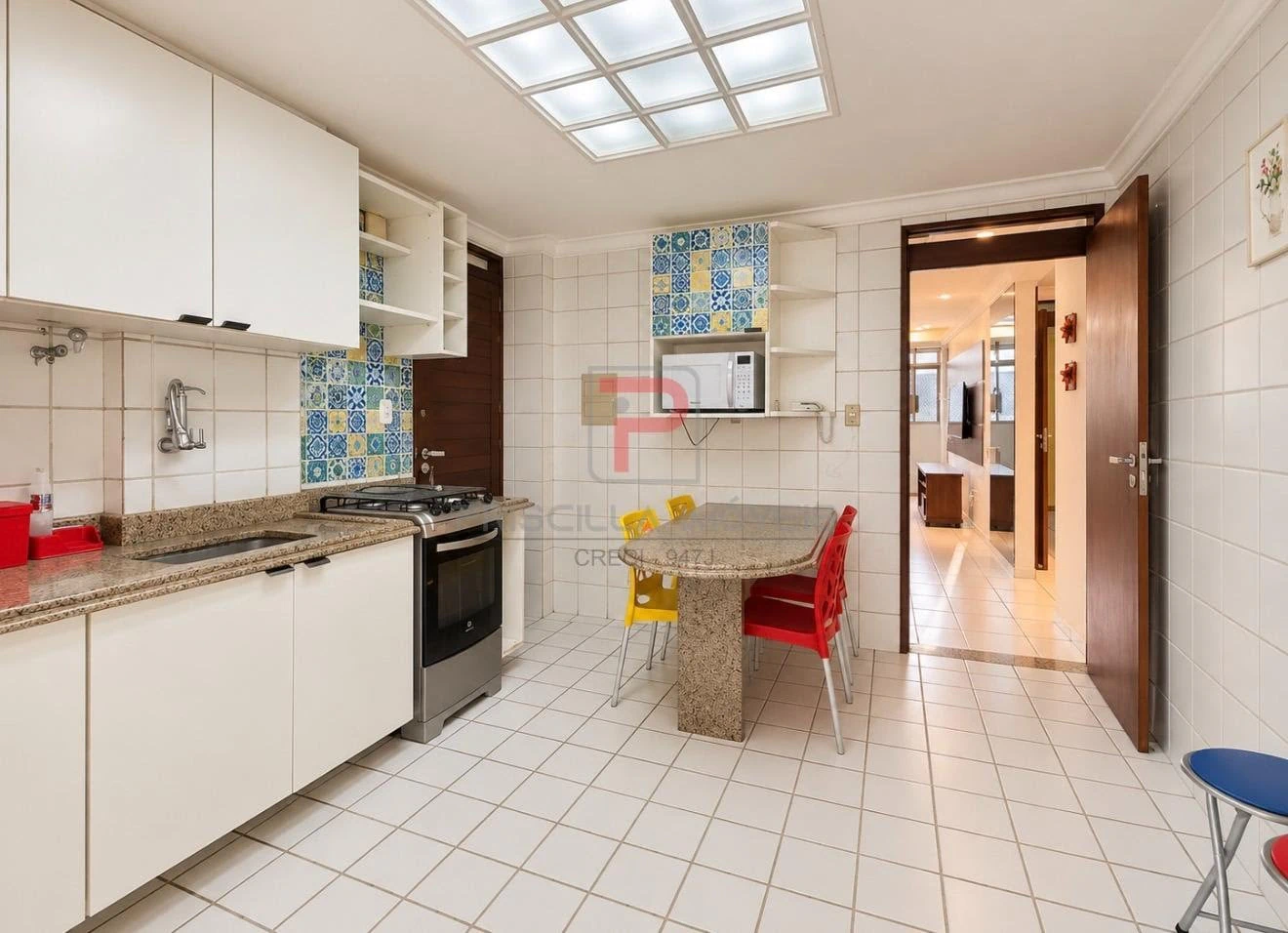 Furnished apartment, 115 m², with a washing machine — photo 16