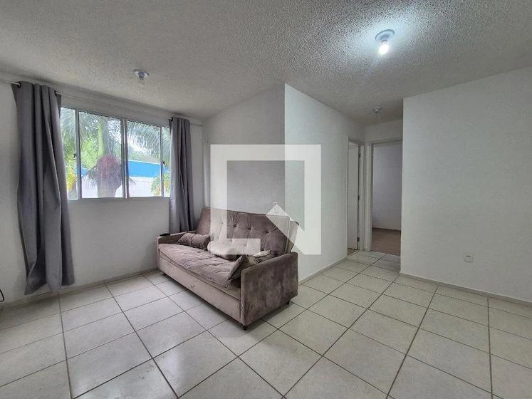 2-bedroom apartment in a building with a gym