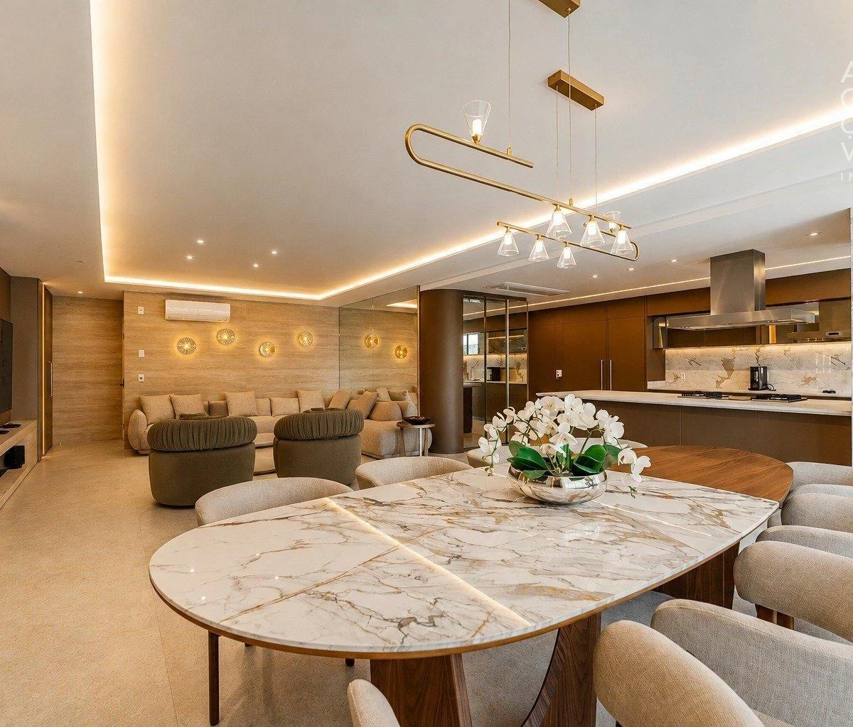 Furnished apartment with 3 en-suite bedrooms and 4 parking — photo 31
