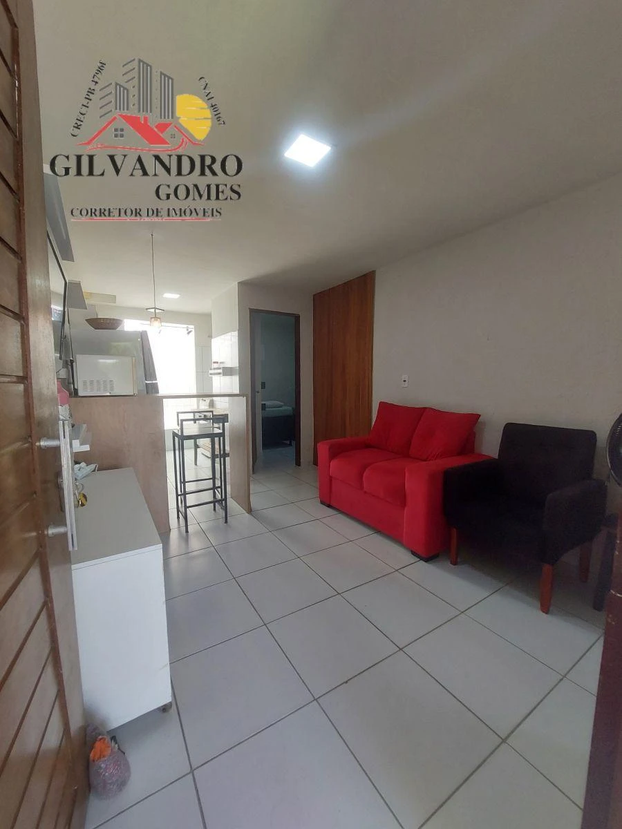 Furnished 30 m² kitnet with 1 bedroom and parking spot