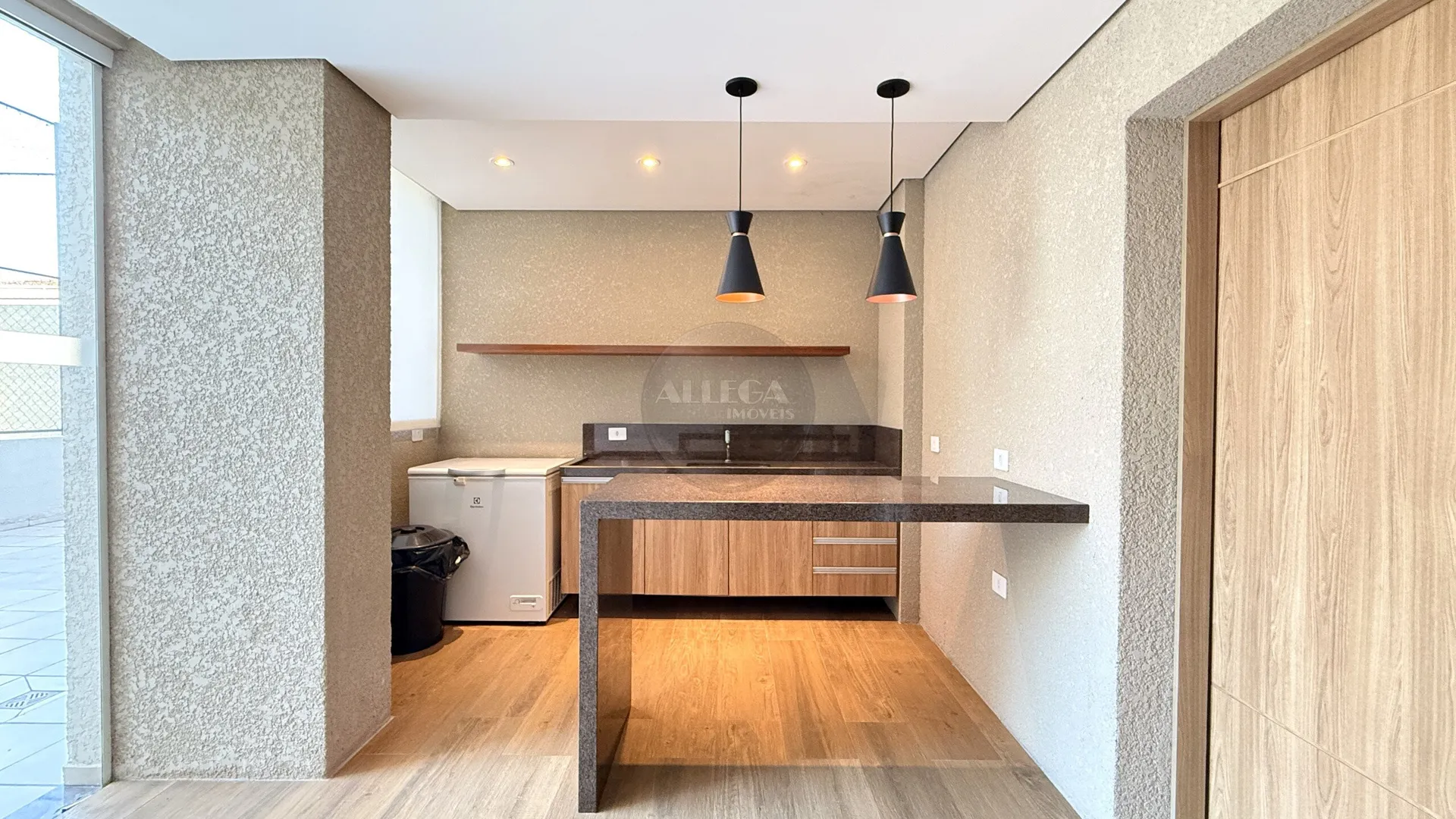 Apartamento semi mobiliado com varanda e churrasqueira — photo 46