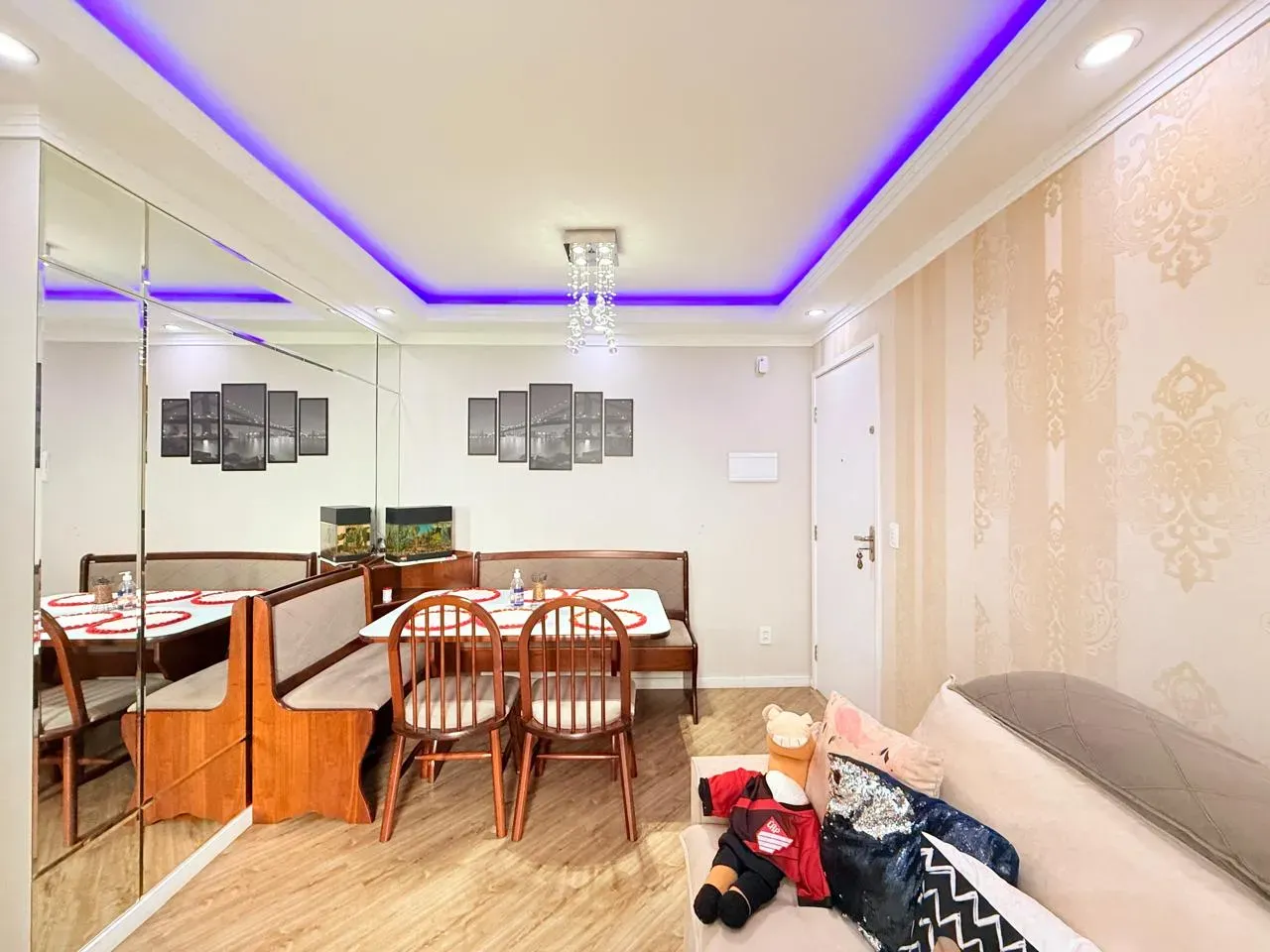 2-bedroom apartment with a washing machine in Curitiba — photo 21