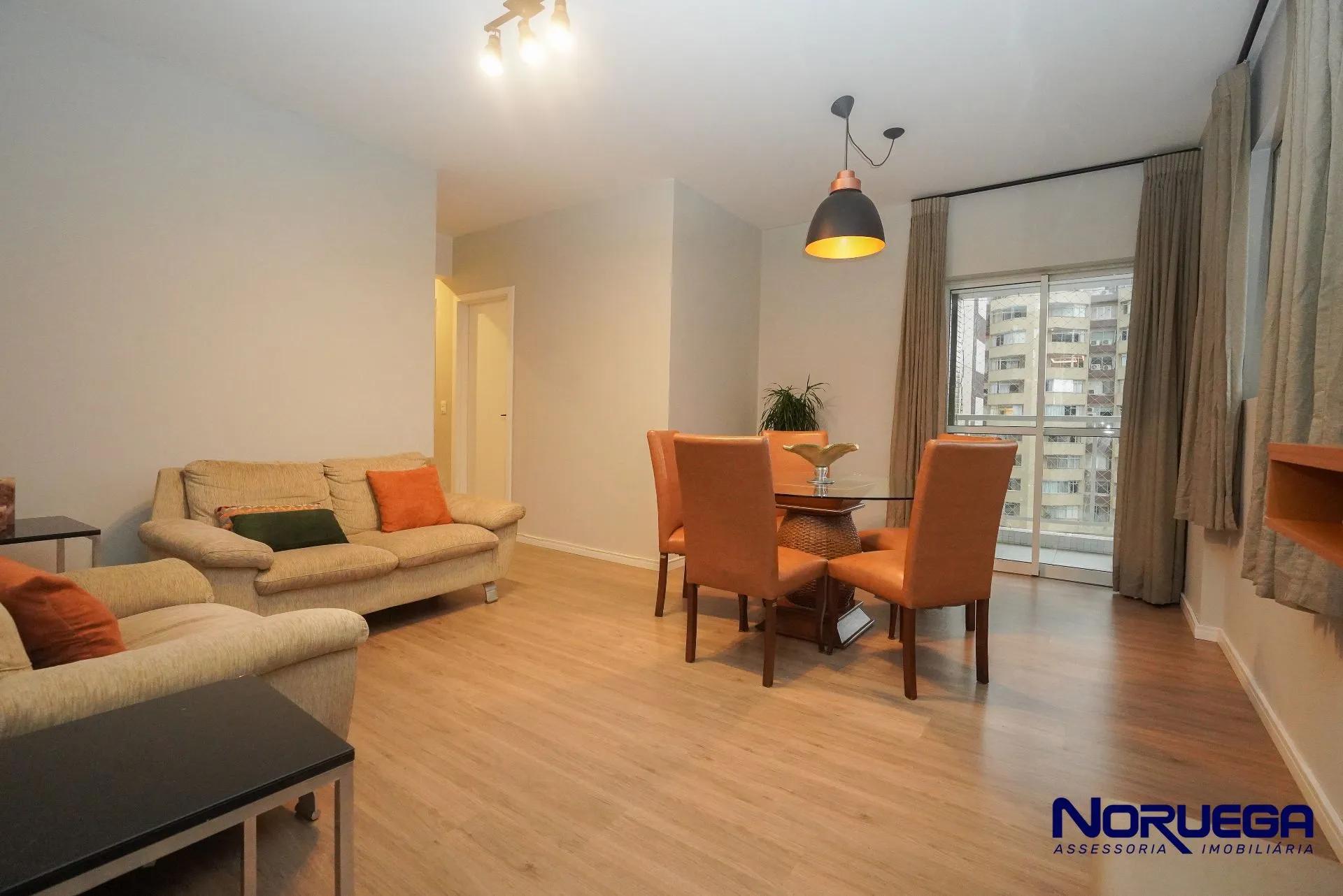 Furnished 3-bedroom apartment with balcony and BBQ grill
