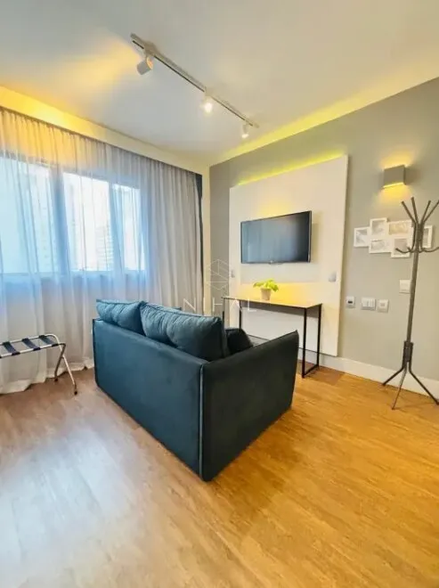 Furnished 1-bedroom apartment with compact kitchenette — photo 21