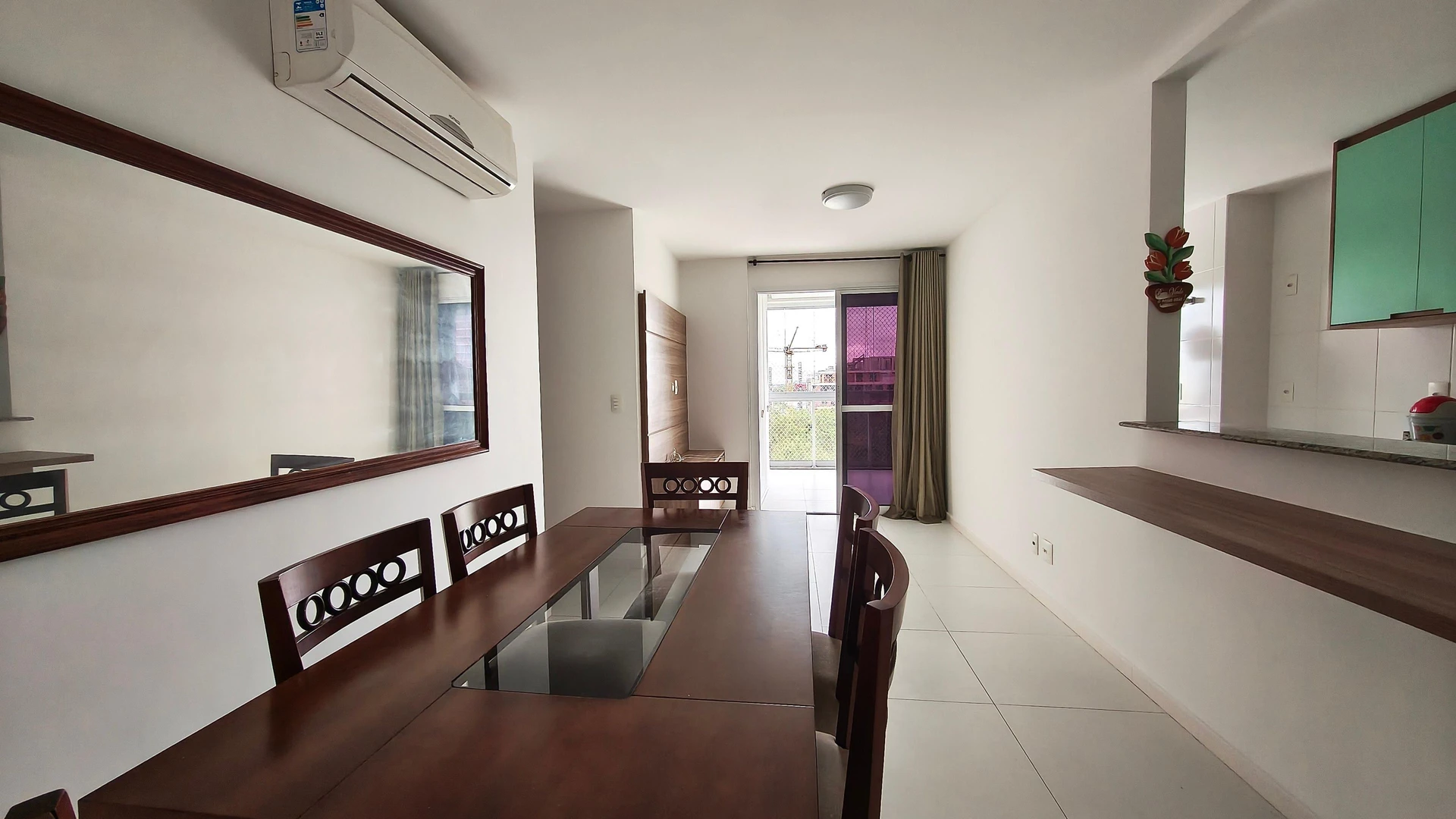 Glass-enclosed balcony in a 2-bedroom apartment, 70 m² — photo 14