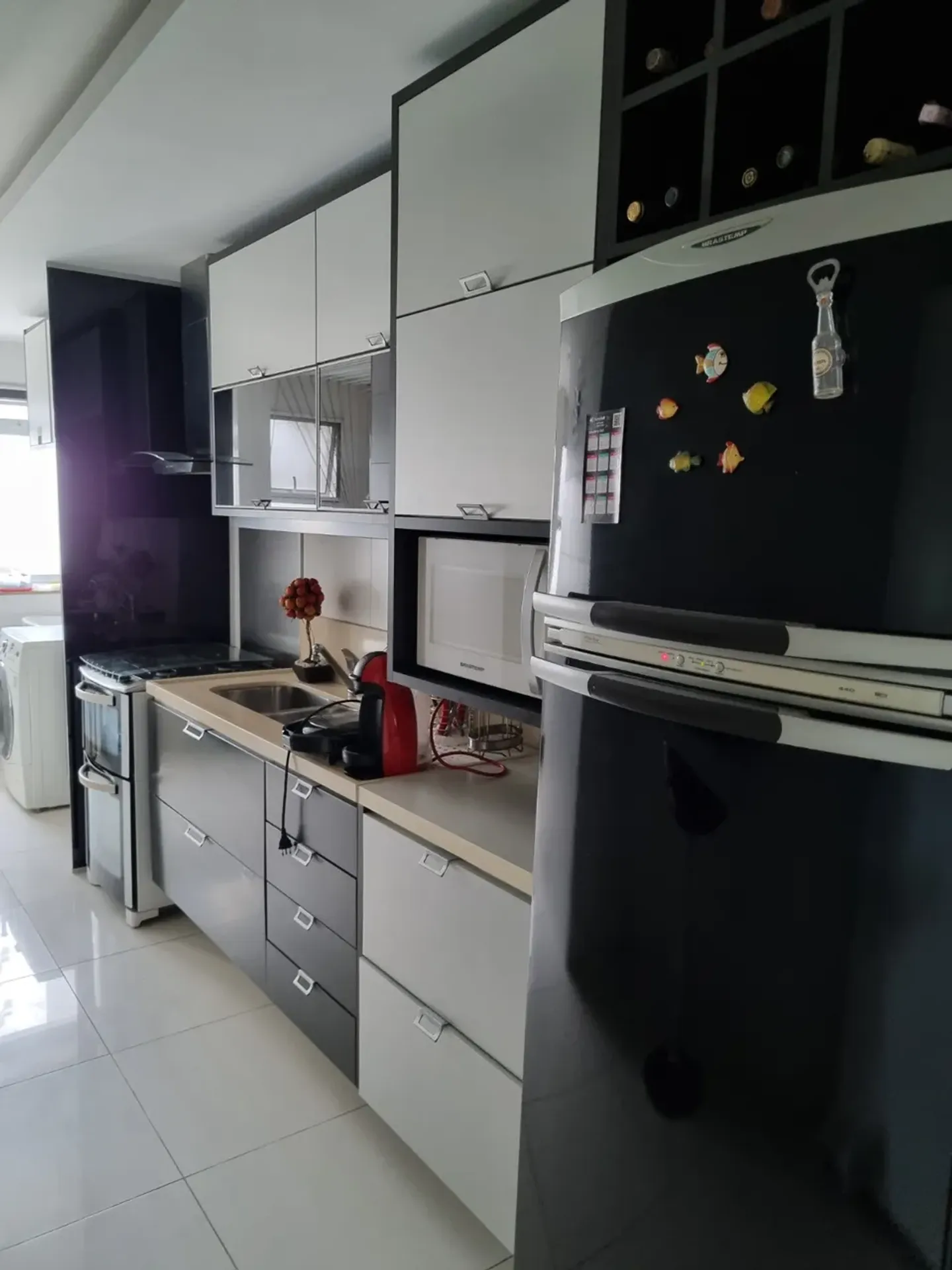 Apartamento mobiliado com 3 quartos e cozinha separada — photo 24