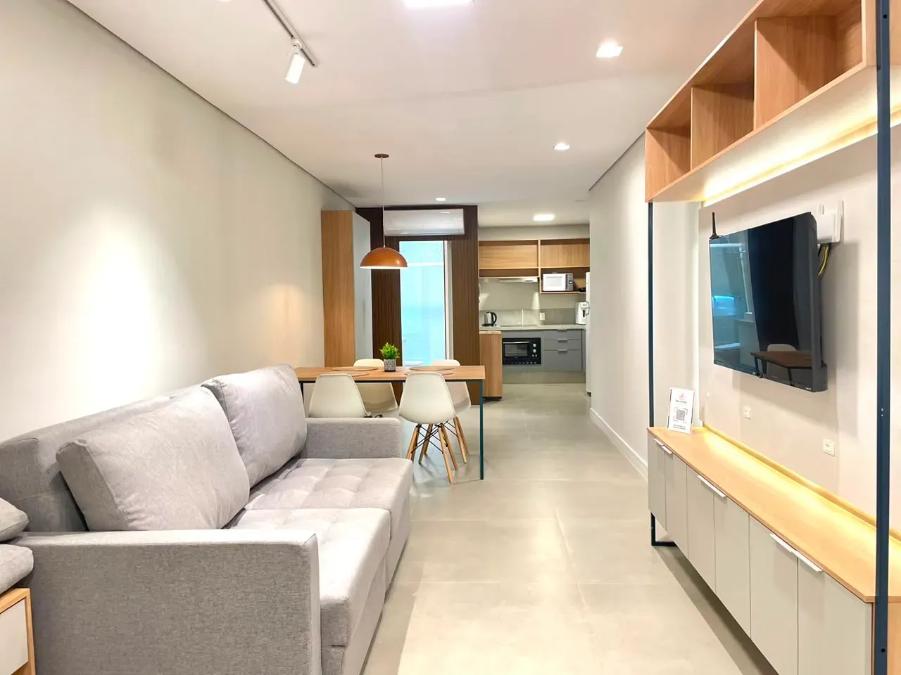 Apartamento mobiliado com 1 quarto e 40,34 m²
