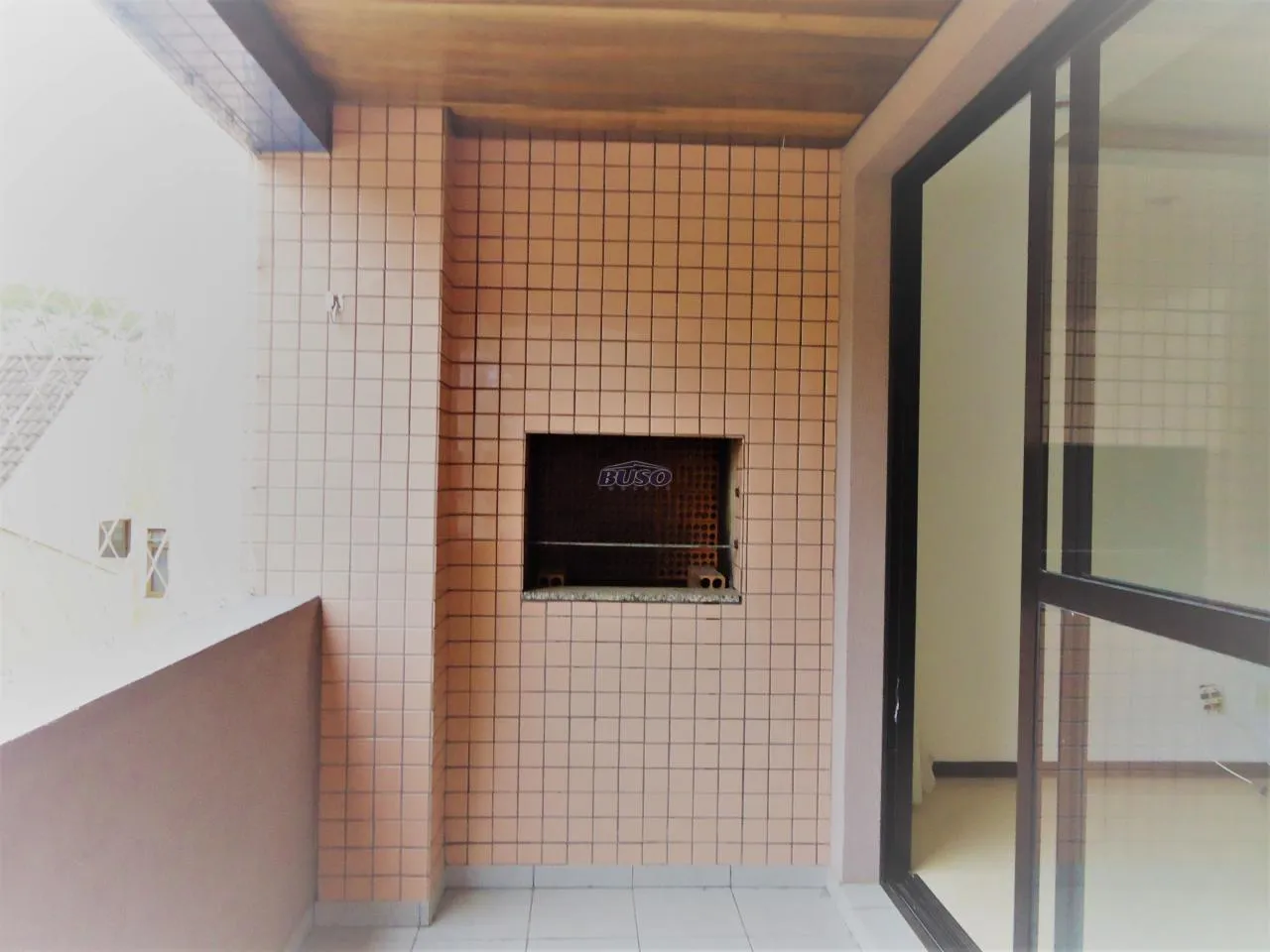 2-bedroom apartment with a grill on the balcony