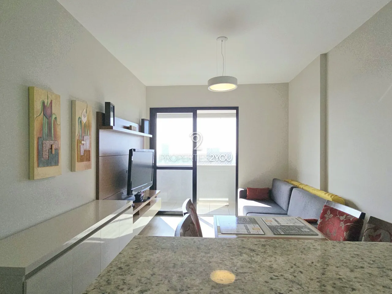 Furnished apartment with a balcony and built-in grill — photo 9