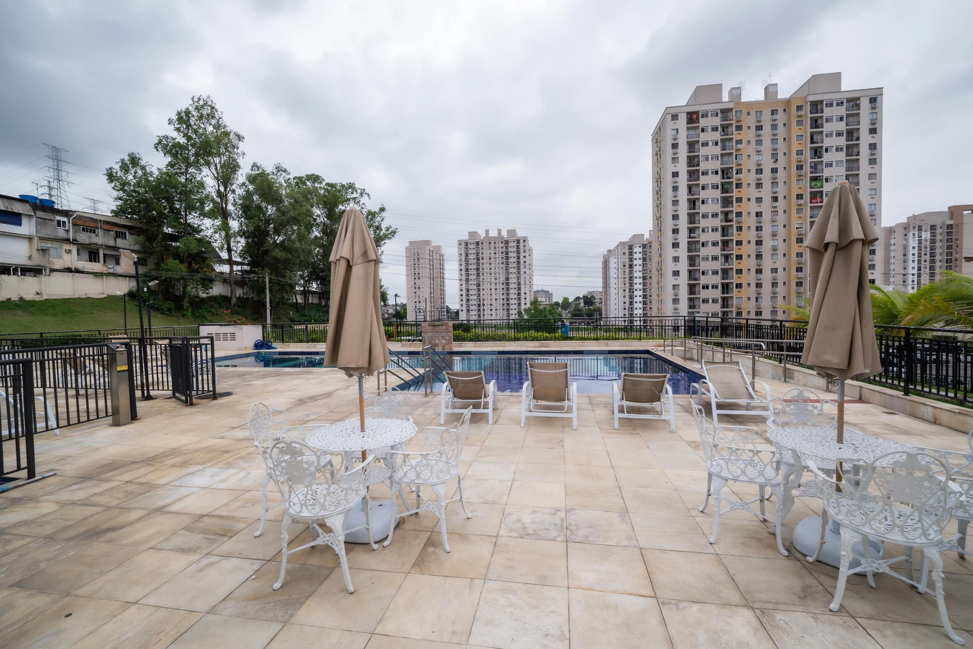 Furnished apartment, 48 m², with a grill on the balcony — photo 60