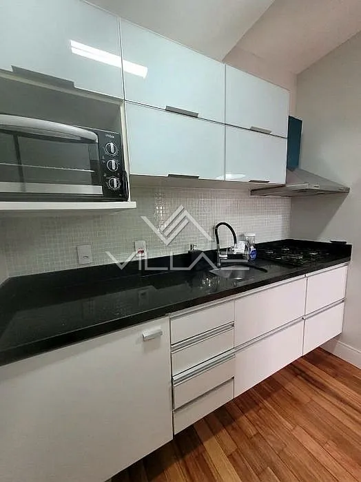 One-bedroom apartment with a washing machine