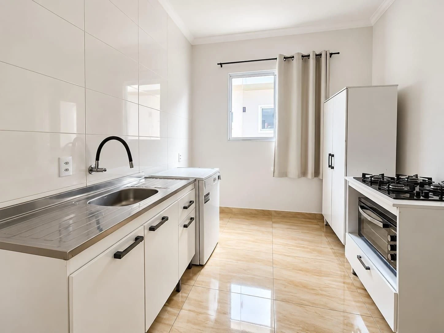 Furnished studio, 30 m², with a washing machine — photo 4