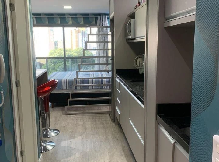 58 m² apartment with 1 bedroom and compact kitchenette — photo 2